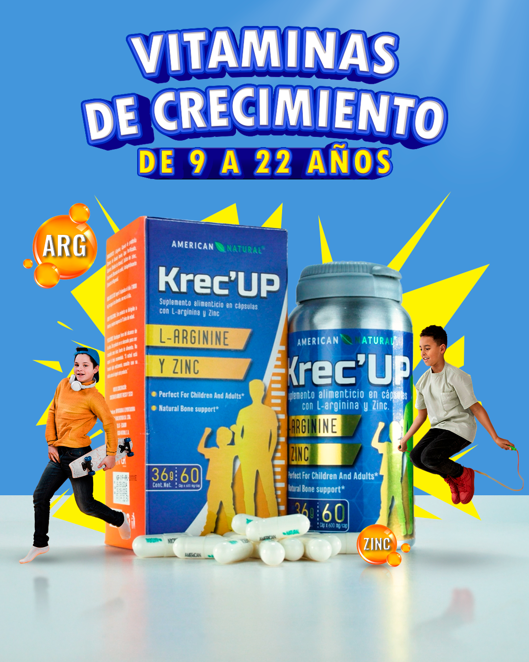 Krec’UP Premium Original - Impulsa tu Crecimiento Natural 🌿