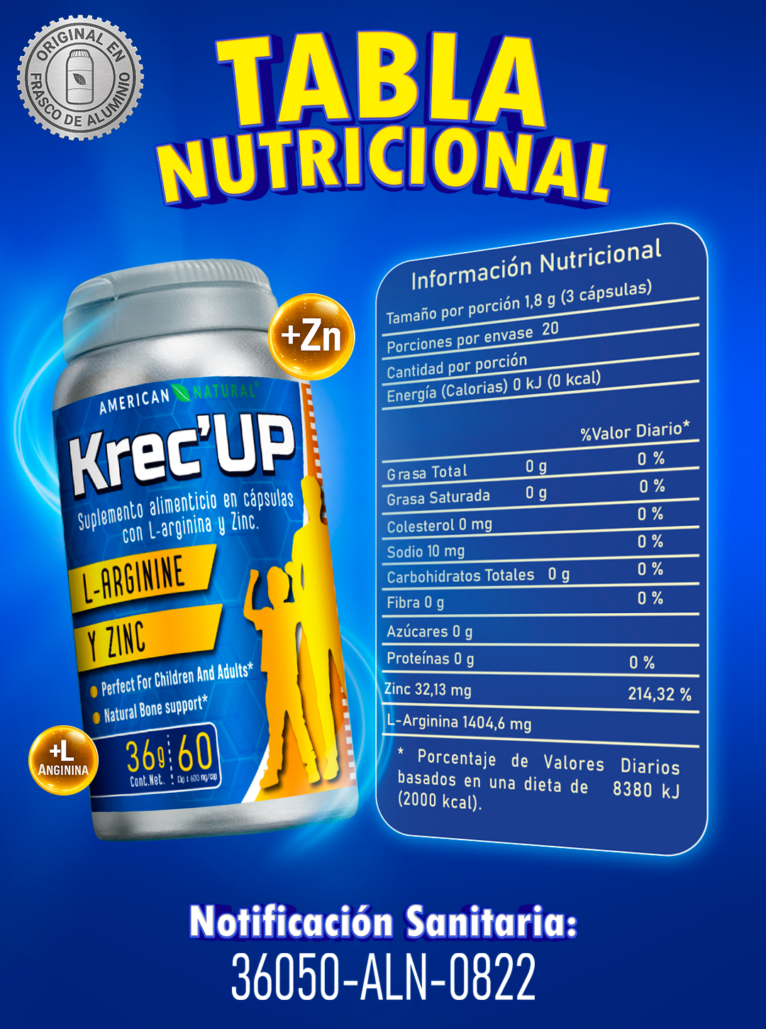 Krec’UP Premium Original - Impulsa tu Crecimiento Natural 🌿